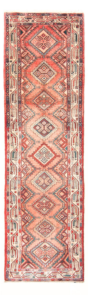 Tapis de couloir Tapis persan - Nomadic - 296 x 88 cm - rouge
