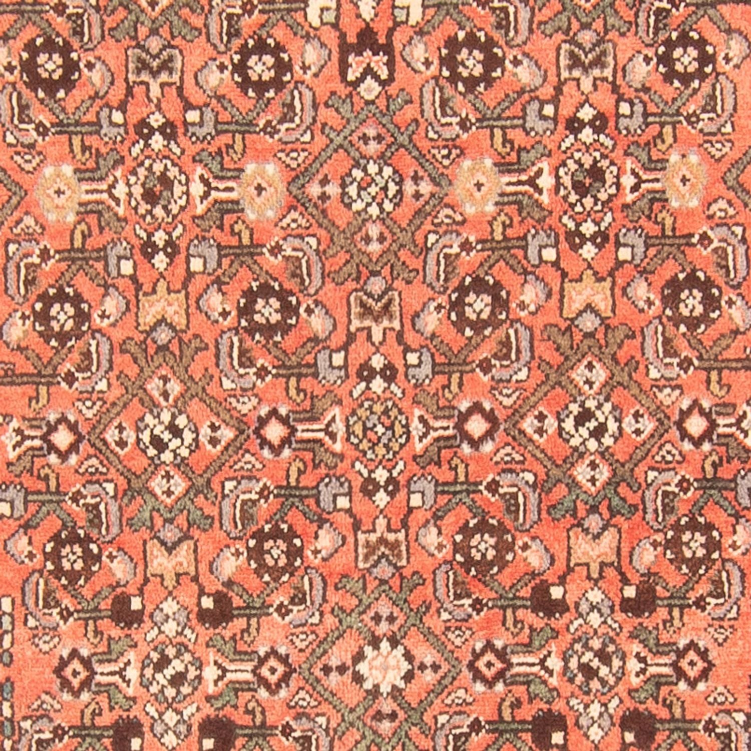 Tapis de couloir Tapis persan - Nomadic - 287 x 112 cm - rouge
