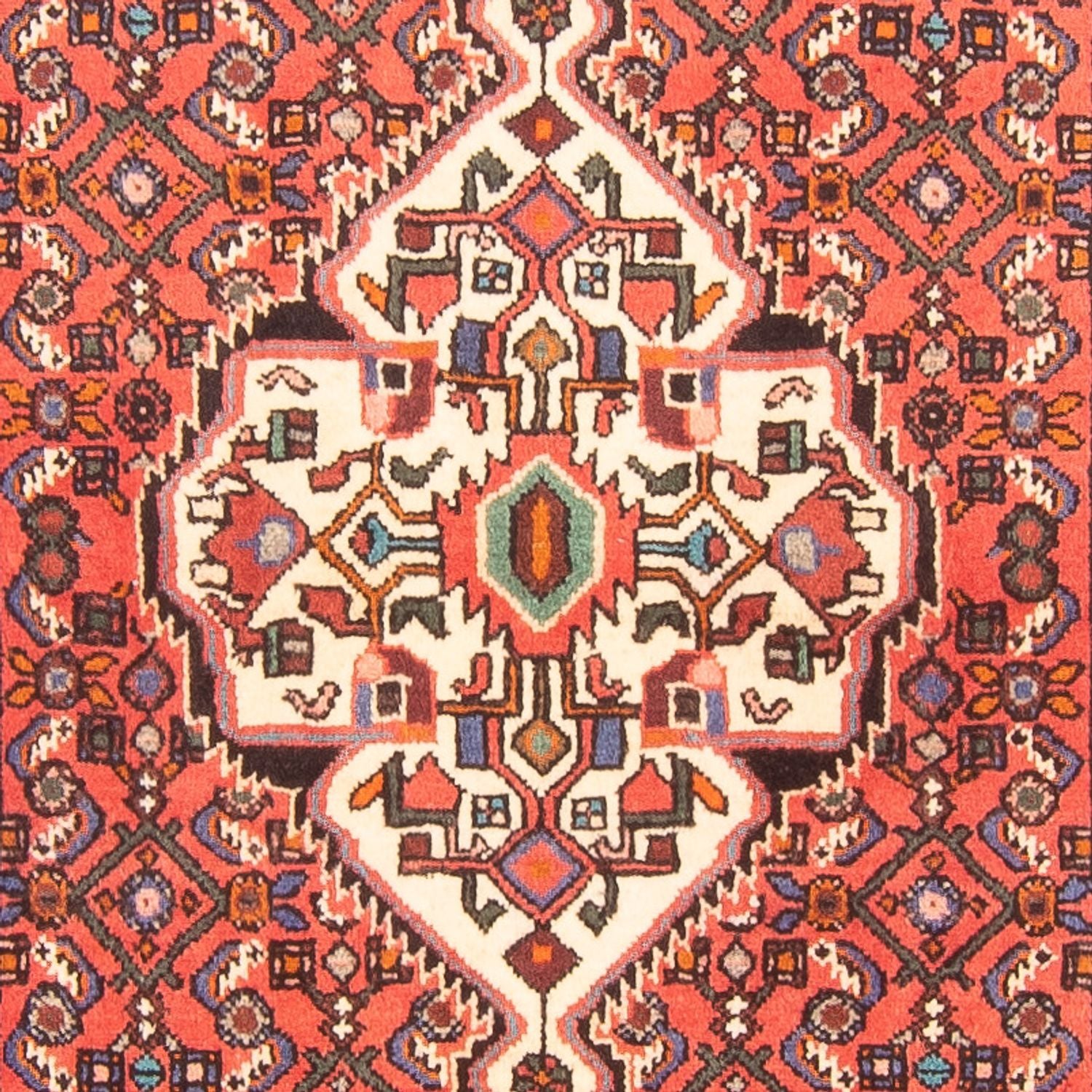 Tapis de couloir Tapis persan - Nomadic - 304 x 108 cm - rouge