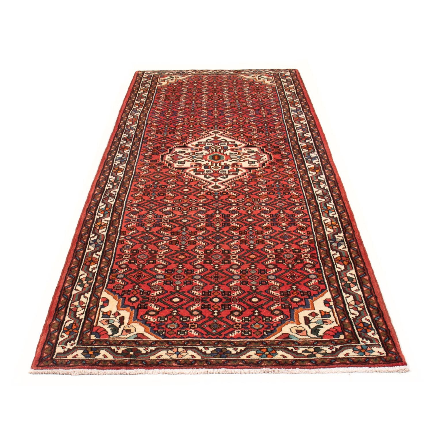 Tapis de couloir Tapis persan - Nomadic - 304 x 108 cm - rouge