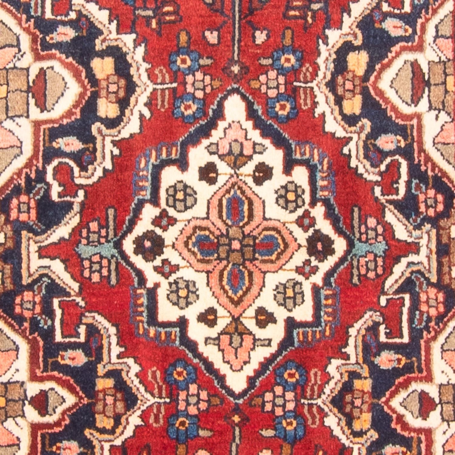 Tapis de couloir Tapis persan - Nomadic - 356 x 113 cm - rouge