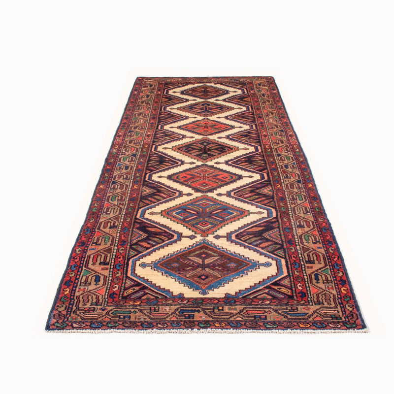 Tapis de couloir Tapis persan - Nomadic - 303 x 95 cm - crème