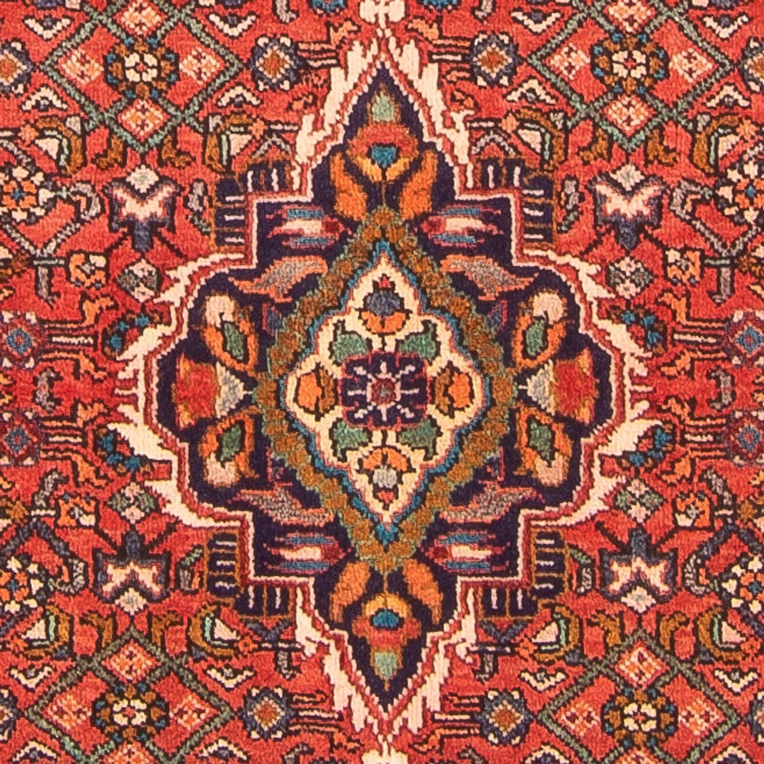 Tapis de couloir Tapis persan - Nomadic - 332 x 118 cm - rouge
