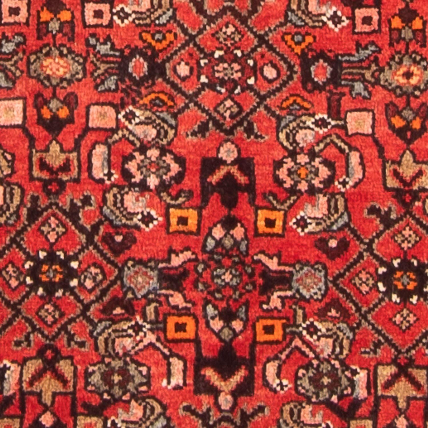 Tapis de couloir Tapis persan - Nomadic - 328 x 116 cm - rouge