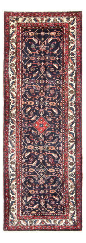 Tapis de couloir Tapis persan - Nomadic - 313 x 110 cm - bleu foncé