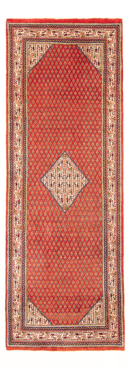 Tapis de couloir Tapis persan - Mir - 298 x 106 cm - rouge