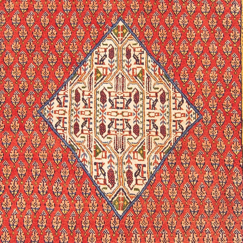Tapis de couloir Tapis persan - Mir - 298 x 106 cm - rouge
