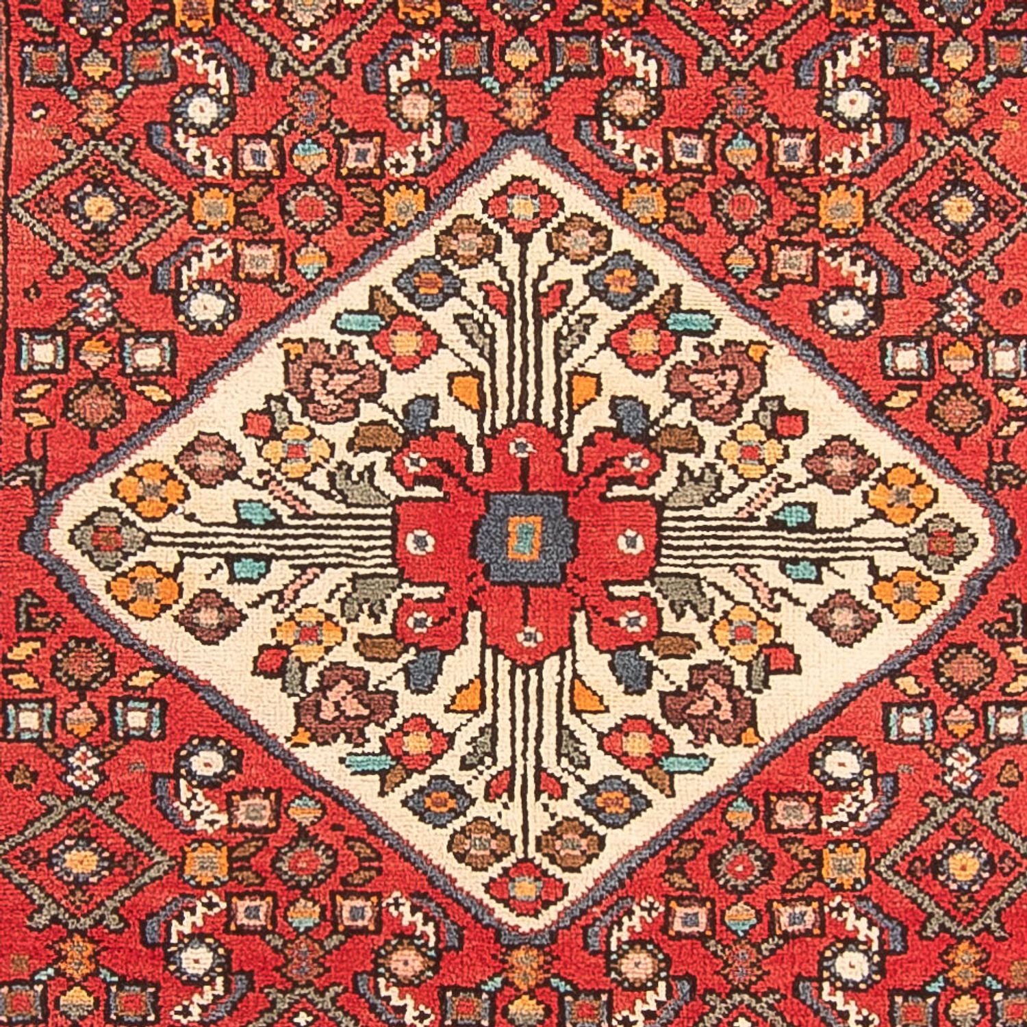 Tapis de couloir Tapis persan - Nomadic - 311 x 111 cm - rouge