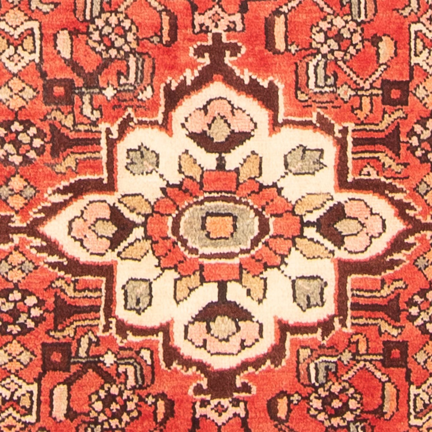 Tapis de couloir Tapis persan - Nomadic - 295 x 114 cm - rouge