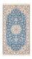 Tapis persan - Nain - Premium - 138 x 76 cm - bleu clair