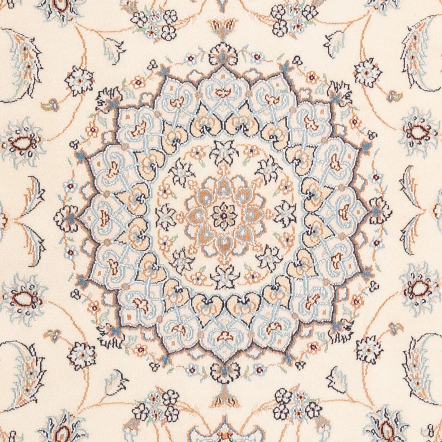 Tapis persan - Nain - Premium - 153 x 106 cm - crème