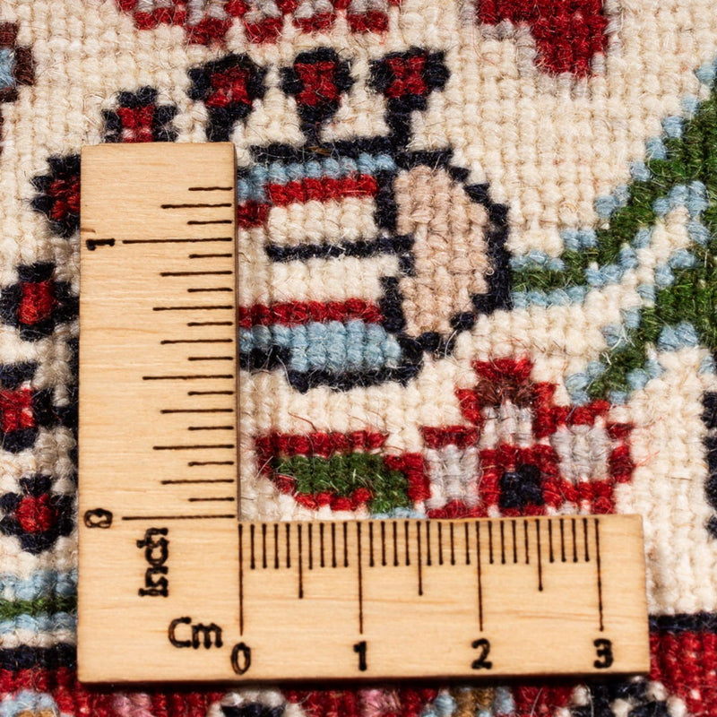 Tapis persan - Classique - 198 x 146 cm - crème