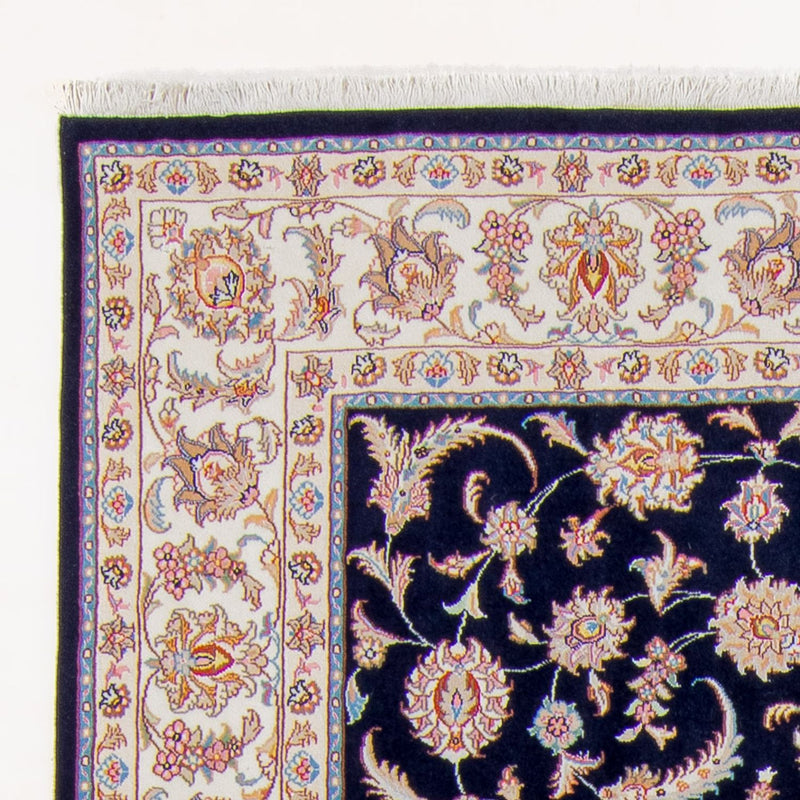 Tapis persan - Tabriz - Royal - 240 x 172 cm - bleu foncé