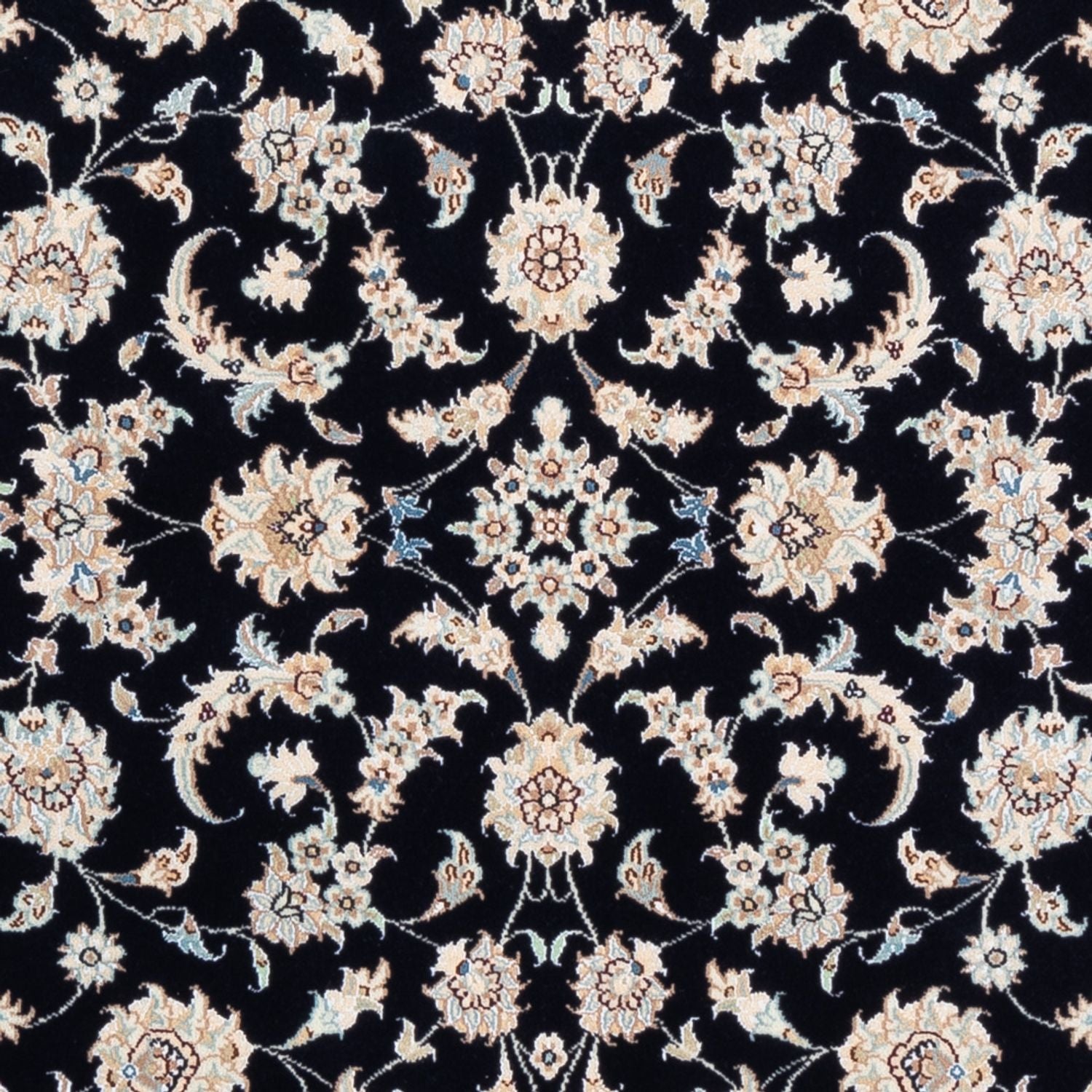 Tapis persan - Nain - Premium - 174 x 121 cm - bleu foncé
