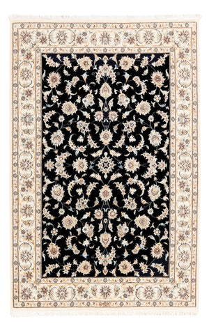 Tapis persan - Nain - Premium - 178 x 120 cm - bleu foncé
