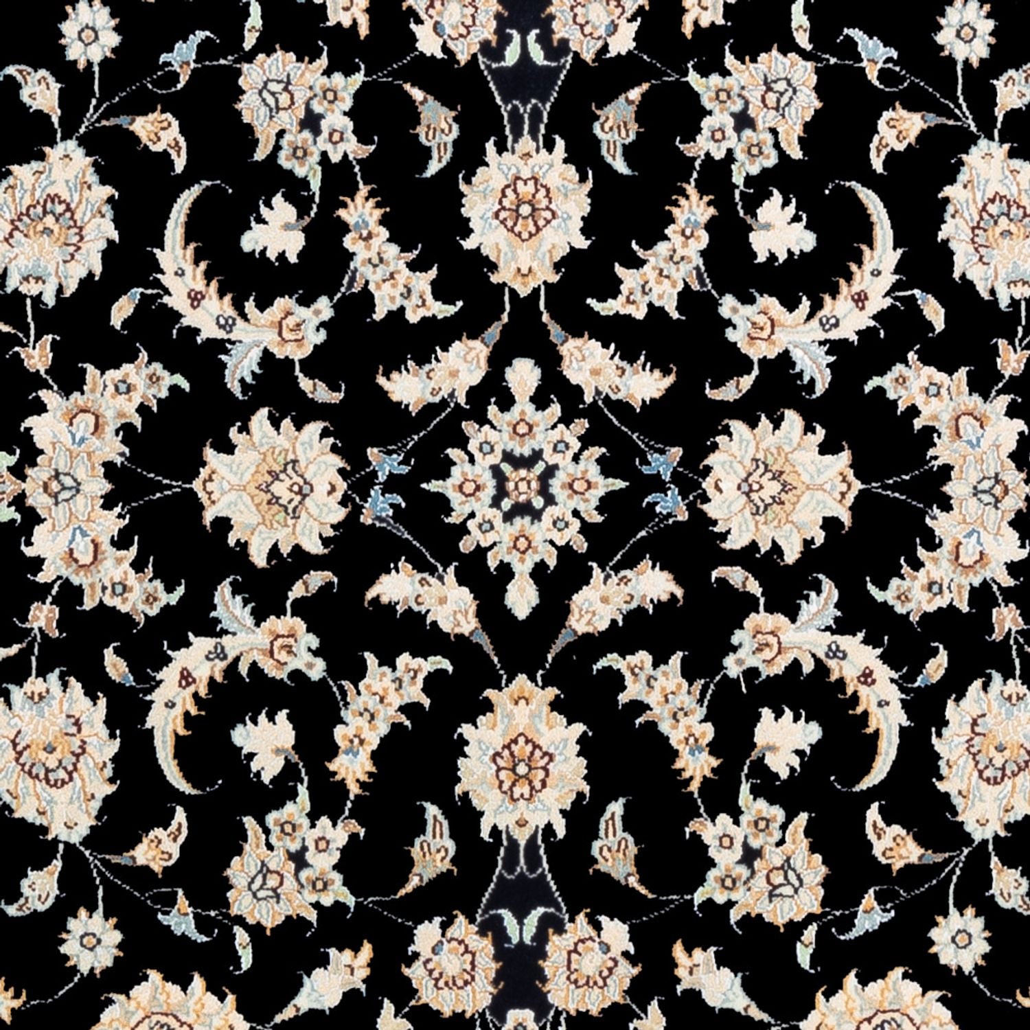 Tapis persan - Nain - Premium - 178 x 120 cm - bleu foncé