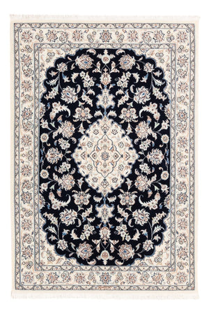 Tapis persan - Nain - Premium - 148 x 107 cm - bleu foncé
