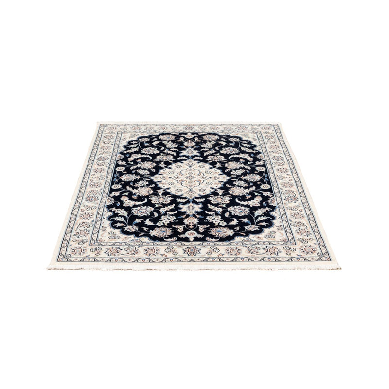 Tapis persan - Nain - Premium - 148 x 107 cm - bleu foncé