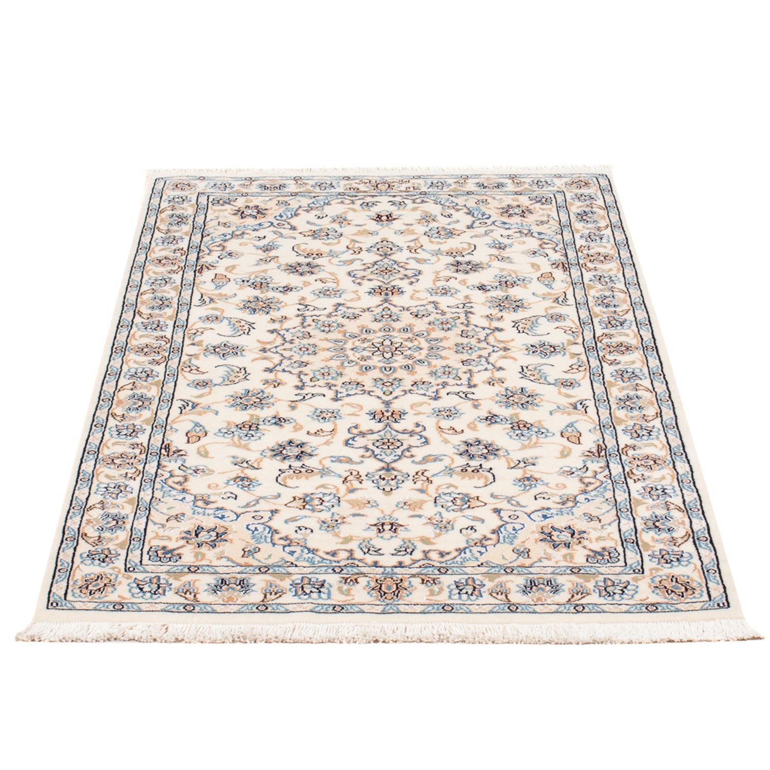 Tapis persan - Nain - Premium - 137 x 76 cm - crème