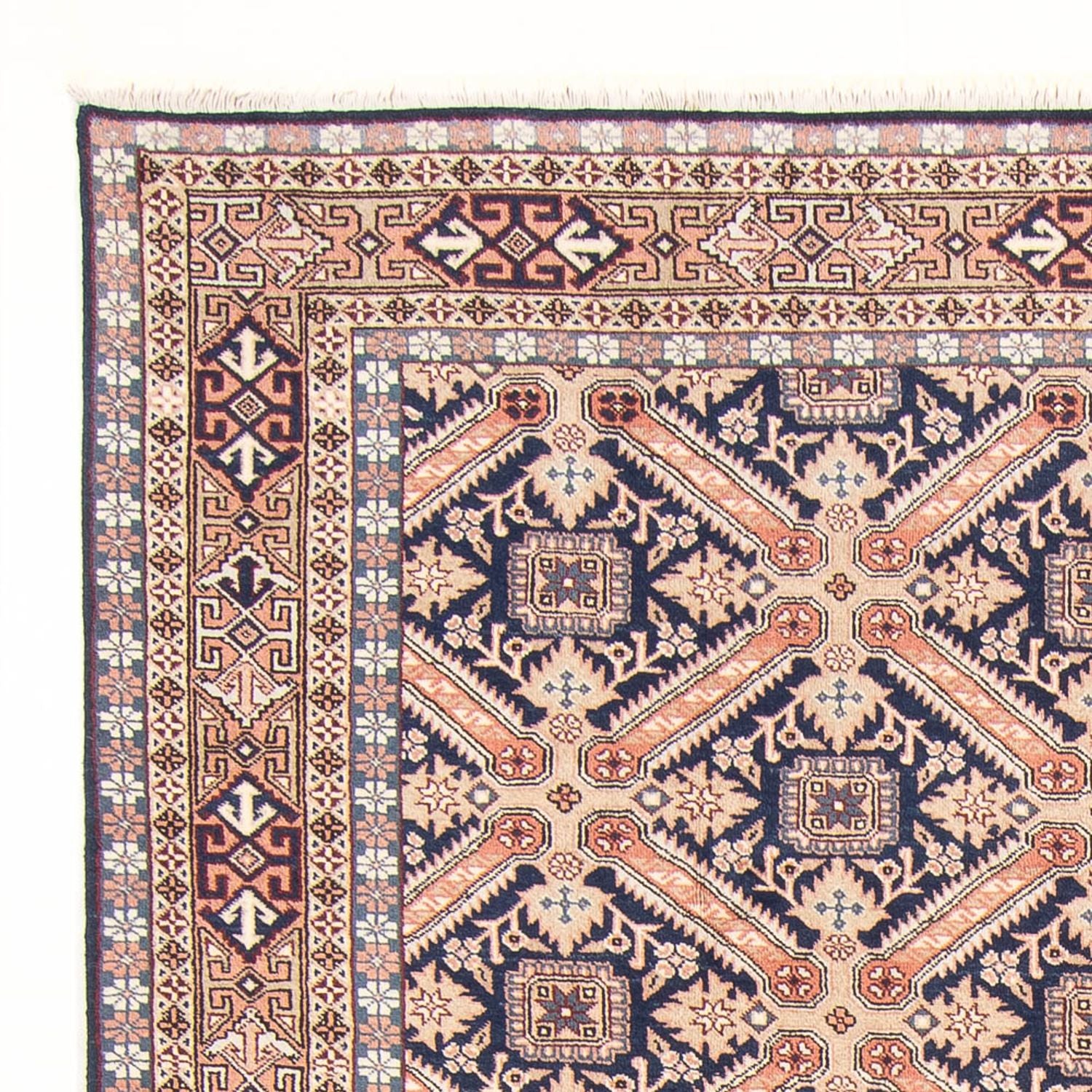 Tapis persan - Nomadic - 286 x 190 cm - bleu foncé