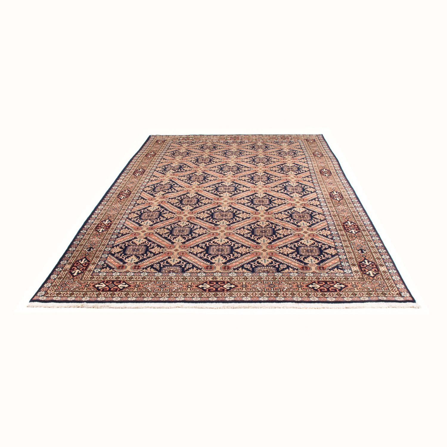 Tapis persan - Nomadic - 286 x 190 cm - bleu foncé