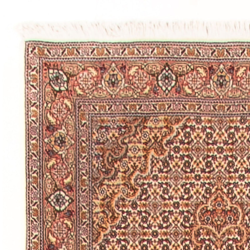 Tapis de couloir Tapis persan - Tabriz - Royal - 400 x 80 cm - beige