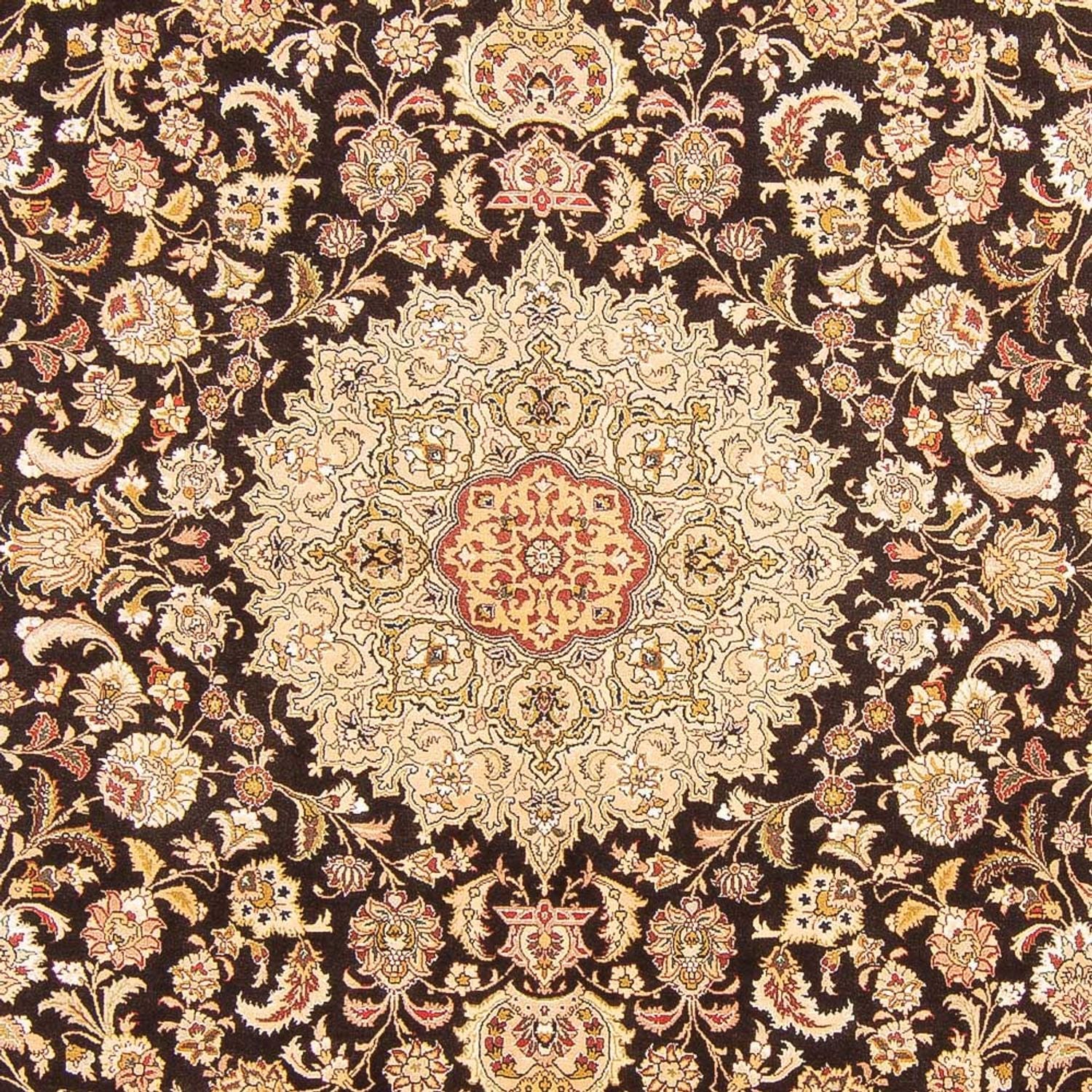 Tapis persan - Tabriz - Royal - 296 x 196 cm - bleu foncé
