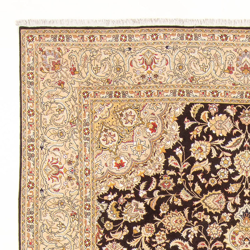 Tapis persan - Tabriz - Royal - 296 x 196 cm - bleu foncé