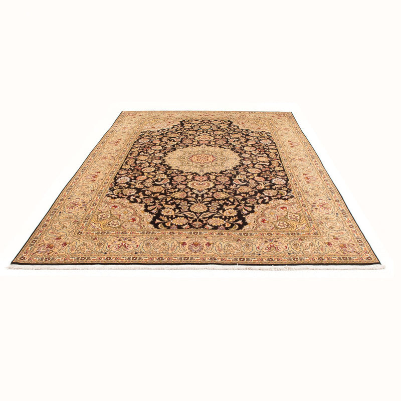 Tapis persan - Tabriz - Royal - 296 x 196 cm - bleu foncé