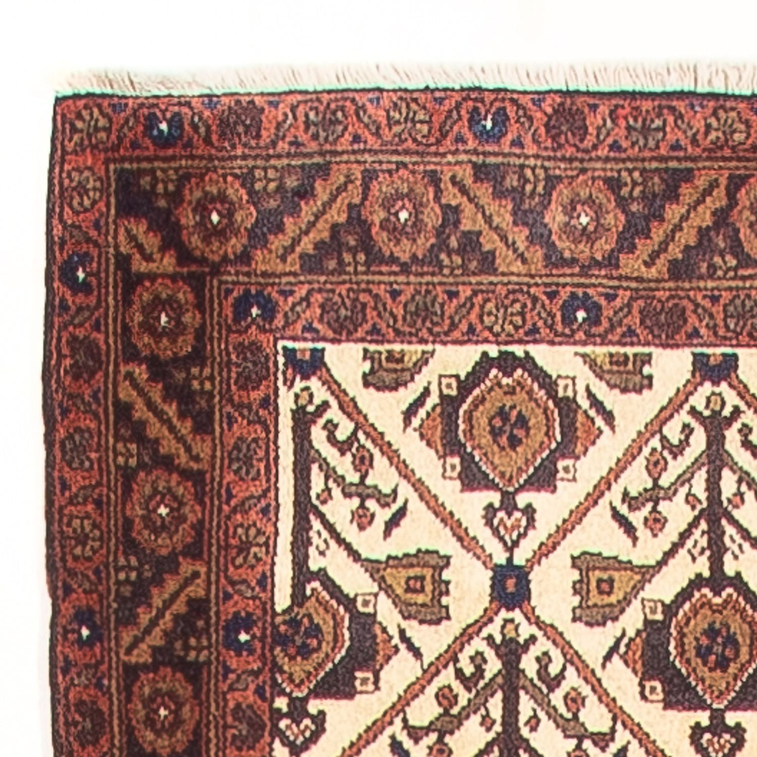 Tapis de couloir Tapis persan - Nomadic - 414 x 90 cm - beige