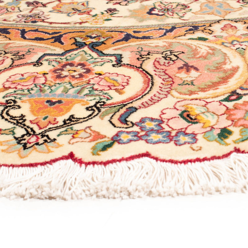 Tapis persan - Tabriz - Royal ronde  - 200 x 200 cm - crème