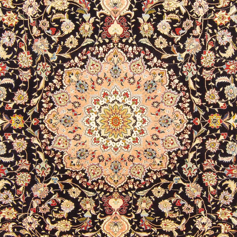 Tapis persan - Tabriz - Royal - 293 x 207 cm - bleu foncé