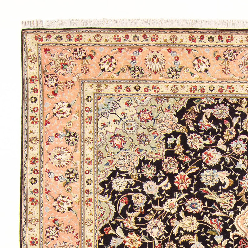 Tapis persan - Tabriz - Royal - 293 x 207 cm - bleu foncé