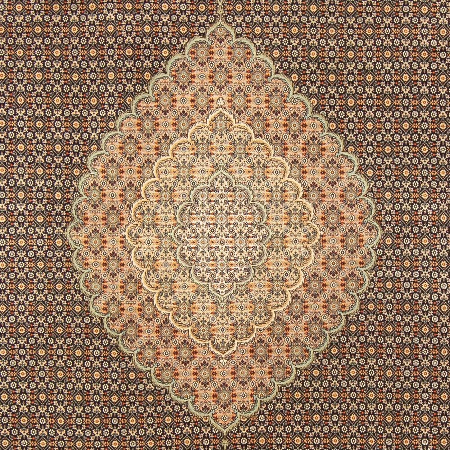 Tapis persan - Tabriz - Royal - 296 x 199 cm - bleu foncé