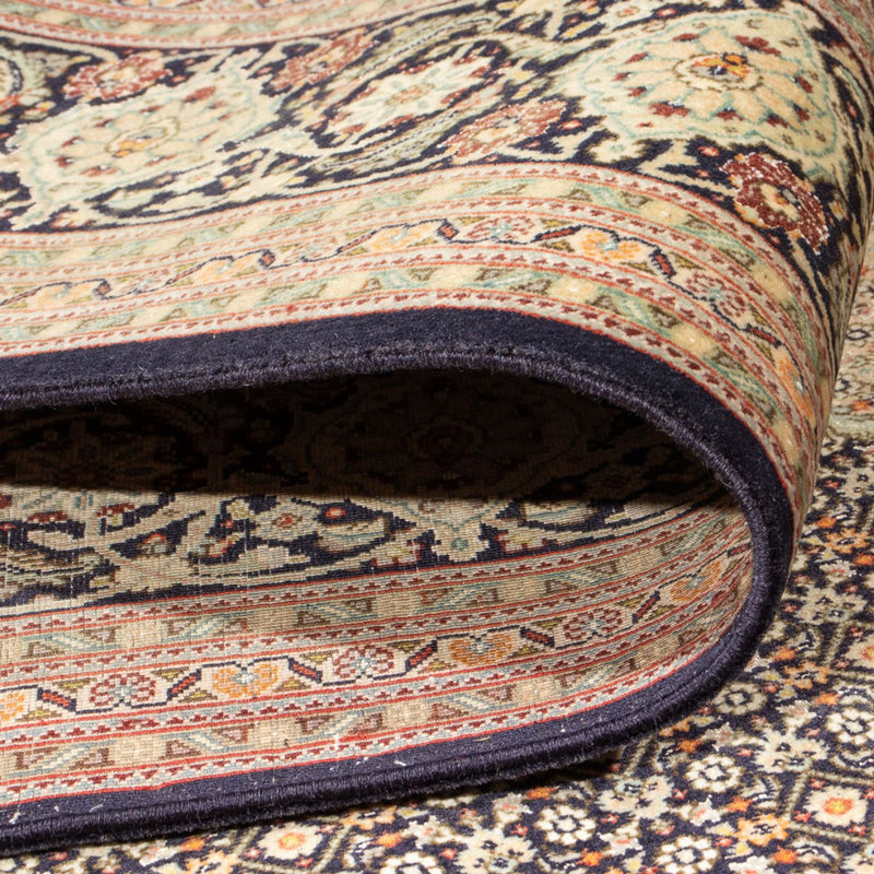 Tapis persan - Tabriz - Royal - 296 x 199 cm - bleu foncé