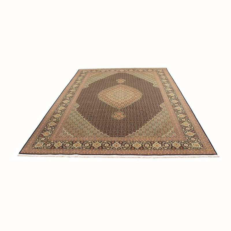Tapis persan - Tabriz - Royal - 296 x 199 cm - bleu foncé