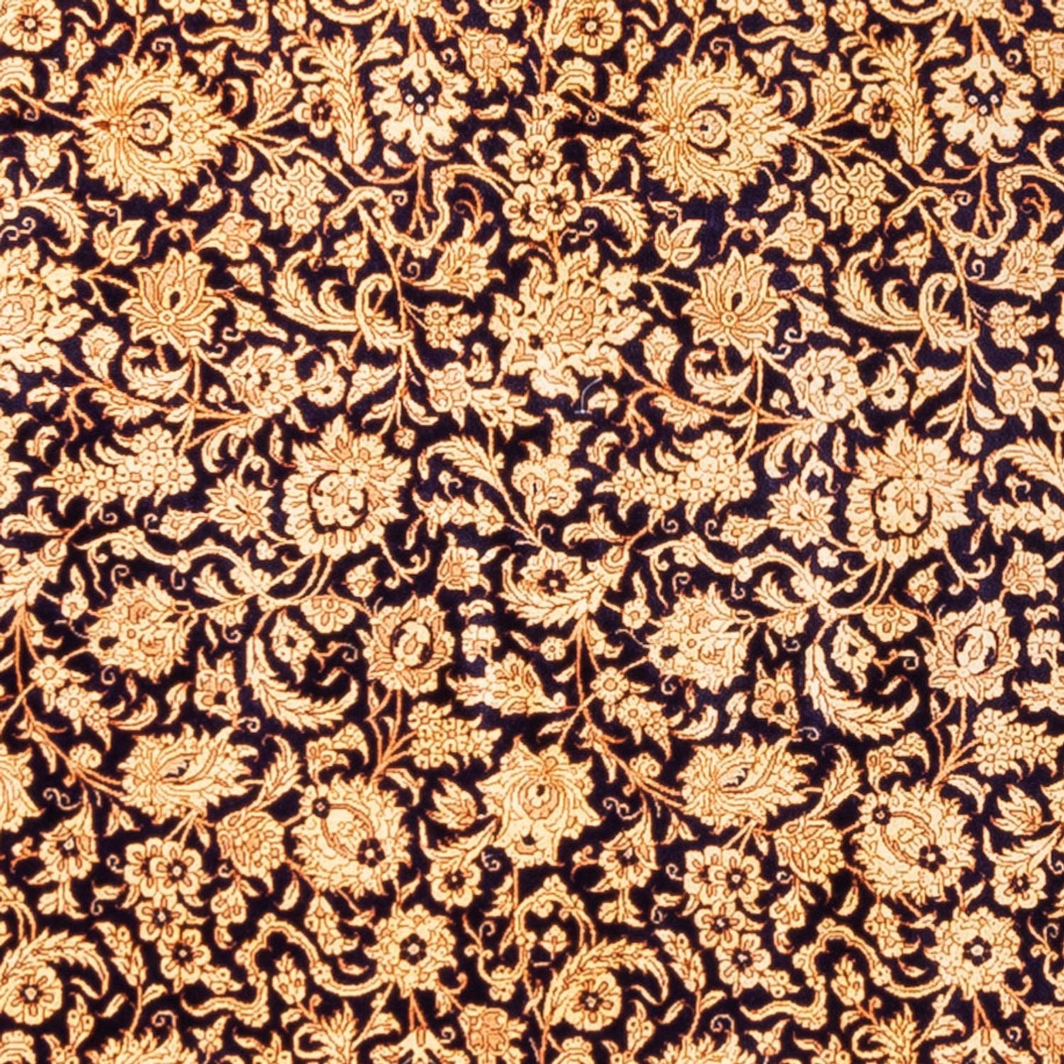 Tapis en soie - Ghom soie - Premium carré  - 247 x 243 cm - beige foncé
