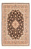 Tapis de couloir Tapis persan - Isfahan - Premium - 227 x 148 cm - bleu foncé