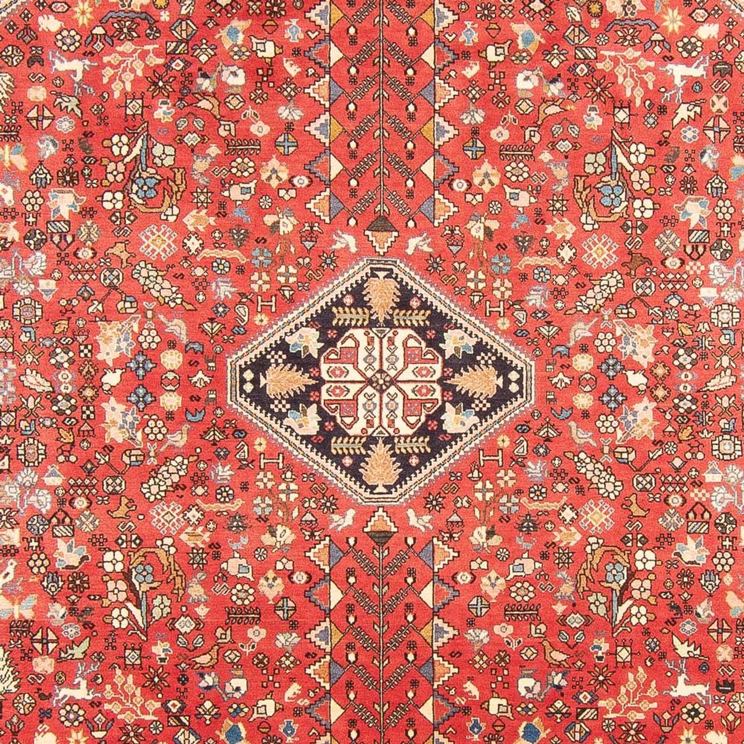Tapis persan - Nomadic - 308 x 205 cm - rouge