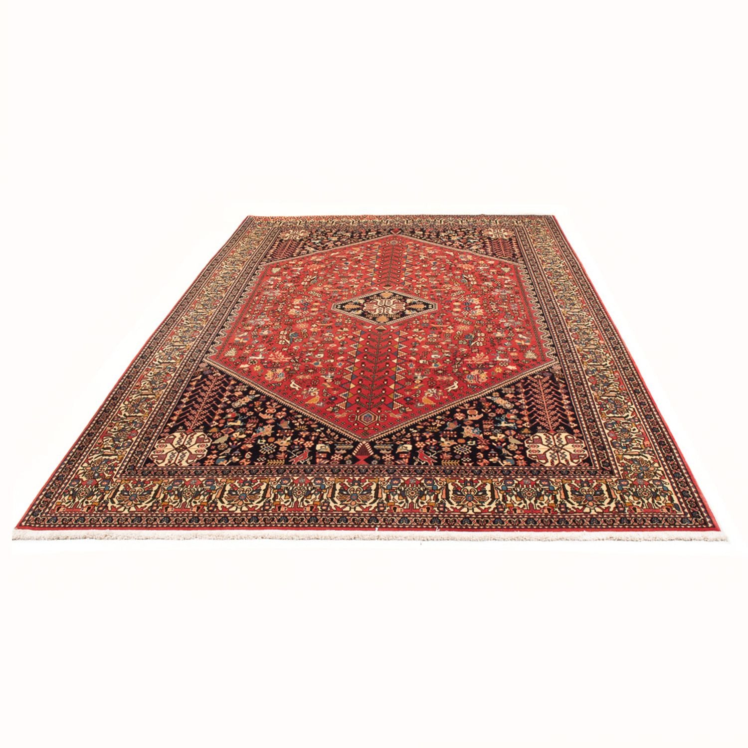 Tapis persan - Nomadic - 308 x 205 cm - rouge