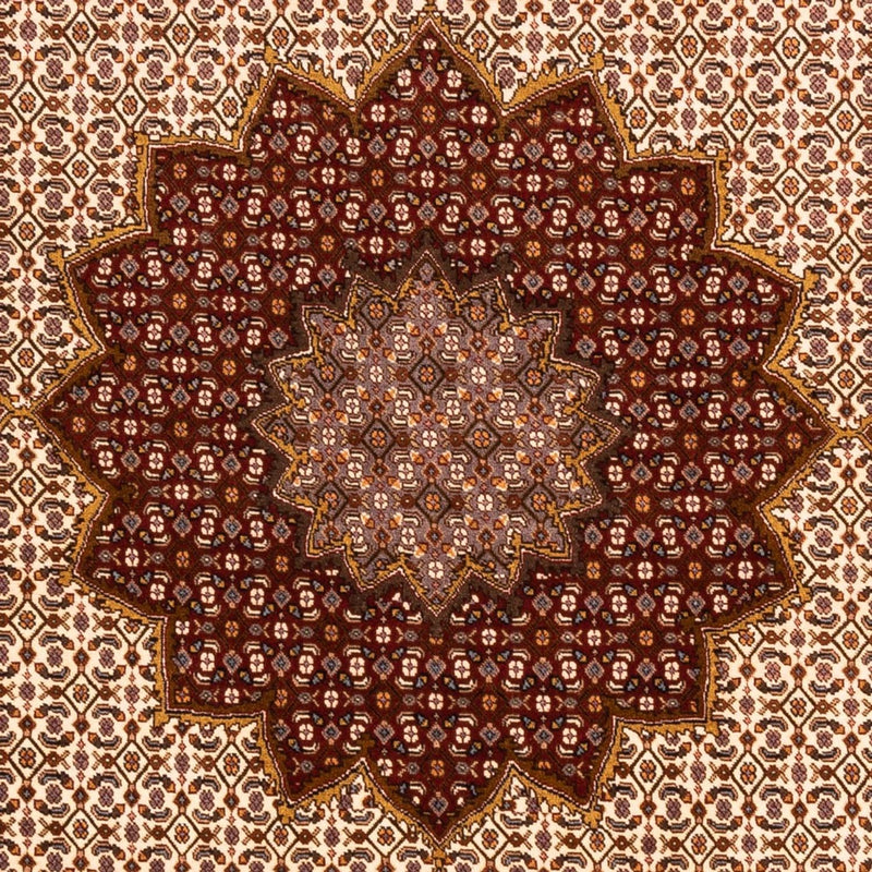 Tapis persan - Tabriz - Royal carré  - 256 x 250 cm - rouge bordeaux