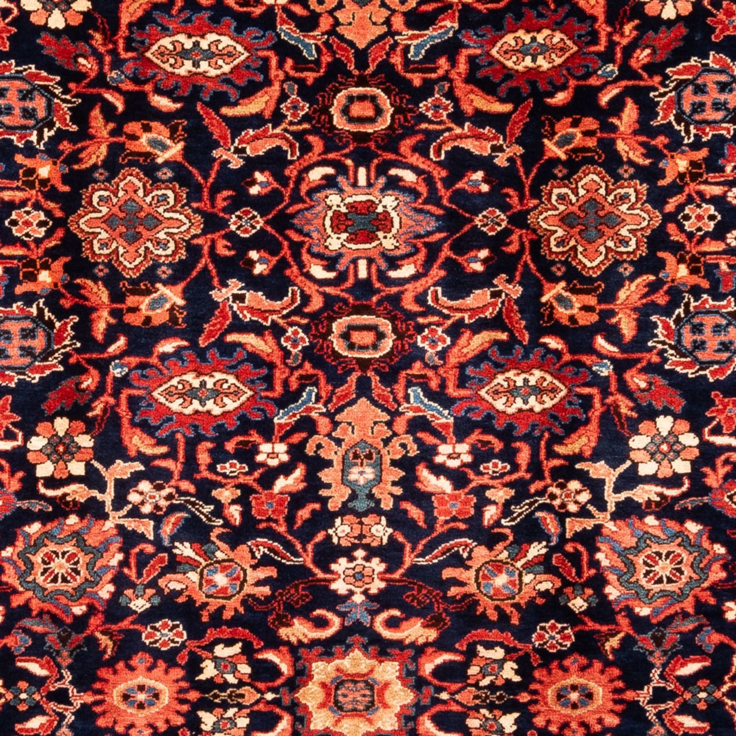 Tapis persan - Nomadic - 316 x 211 cm - rouge bordeaux