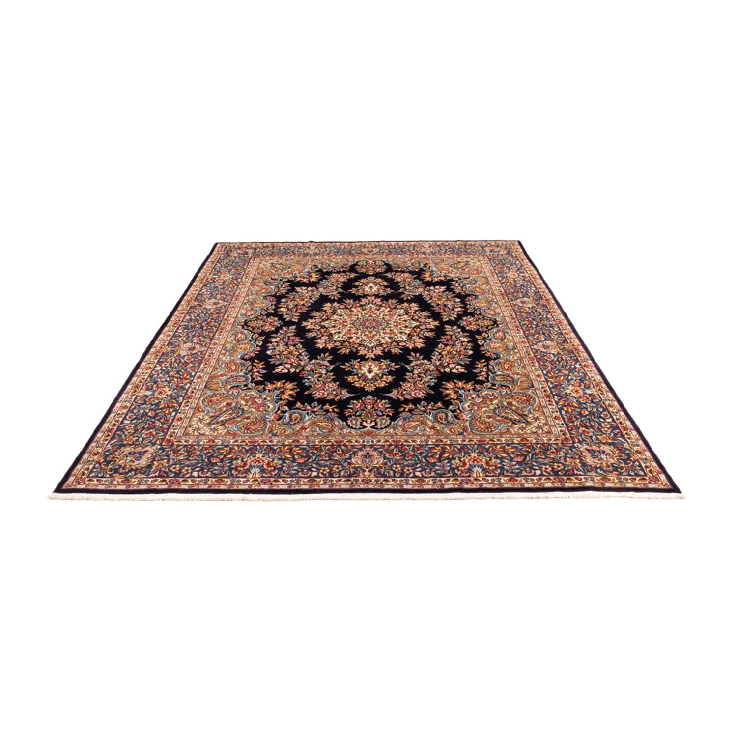 Tapis persan - Classique - 248 x 194 cm - bleu foncé