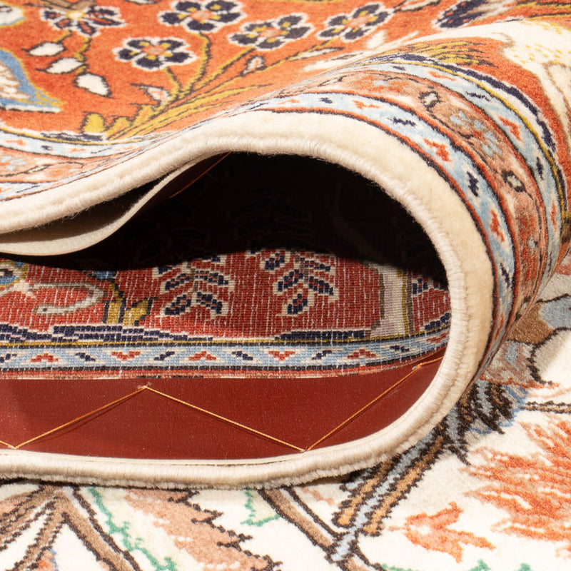 Tapis persan - Ghom - 280 x 211 cm - crème