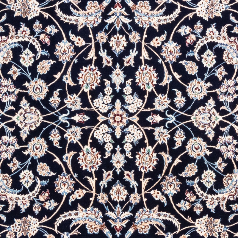 Tapis persan - Nain - Premium - 260 x 215 cm - bleu foncé