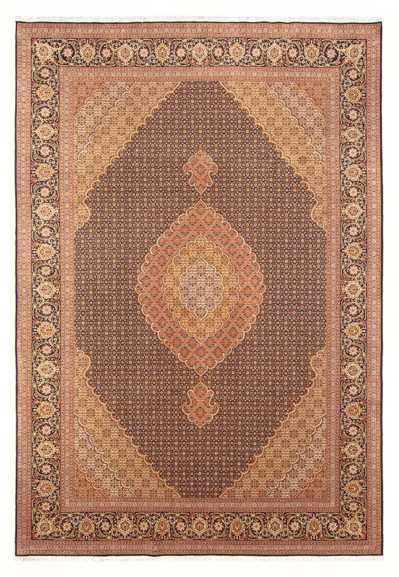 Tapis persan - Tabriz - Royal - 293 x 198 cm - orange