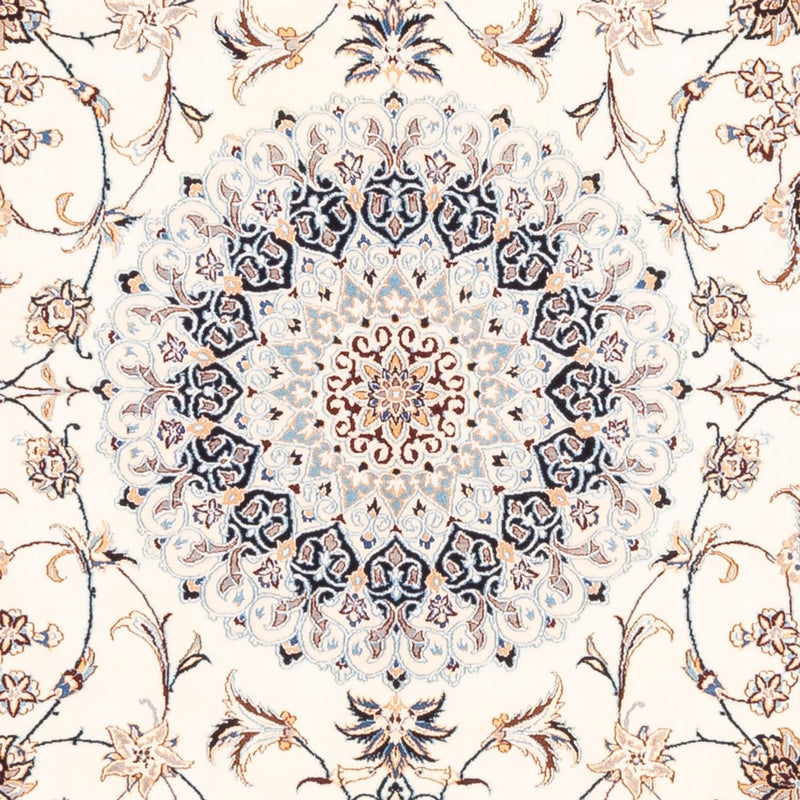 Tapis persan - Nain - Premium - 240 x 203 cm - crème