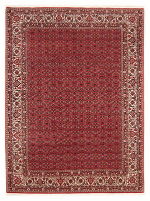 Tapis persan - Bidjar - Royal - 272 x 217 cm - rouge foncé