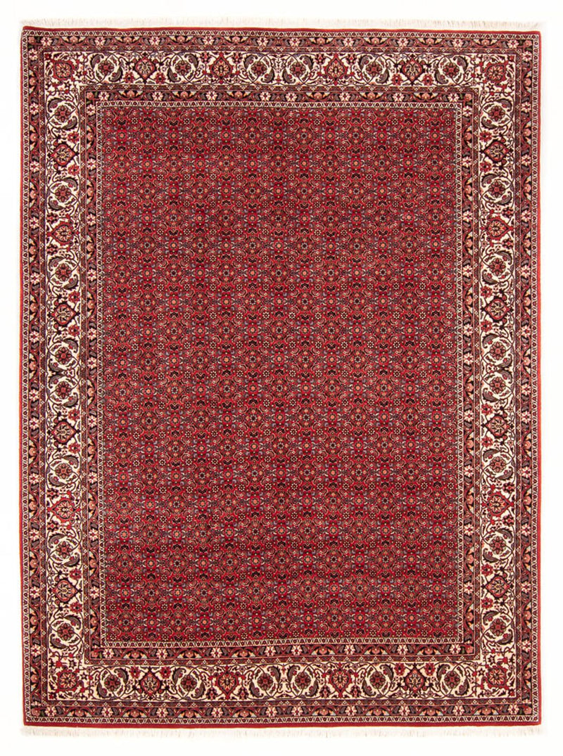 Tapis persan - Bidjar - Royal - 272 x 217 cm - rouge foncé