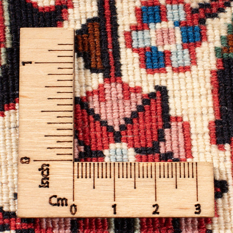 Tapis persan - Bidjar - Royal - 272 x 217 cm - rouge foncé